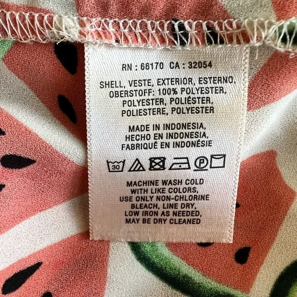 Maeve Watermelon Short Sleeve Blouse - Picture 5 of 5